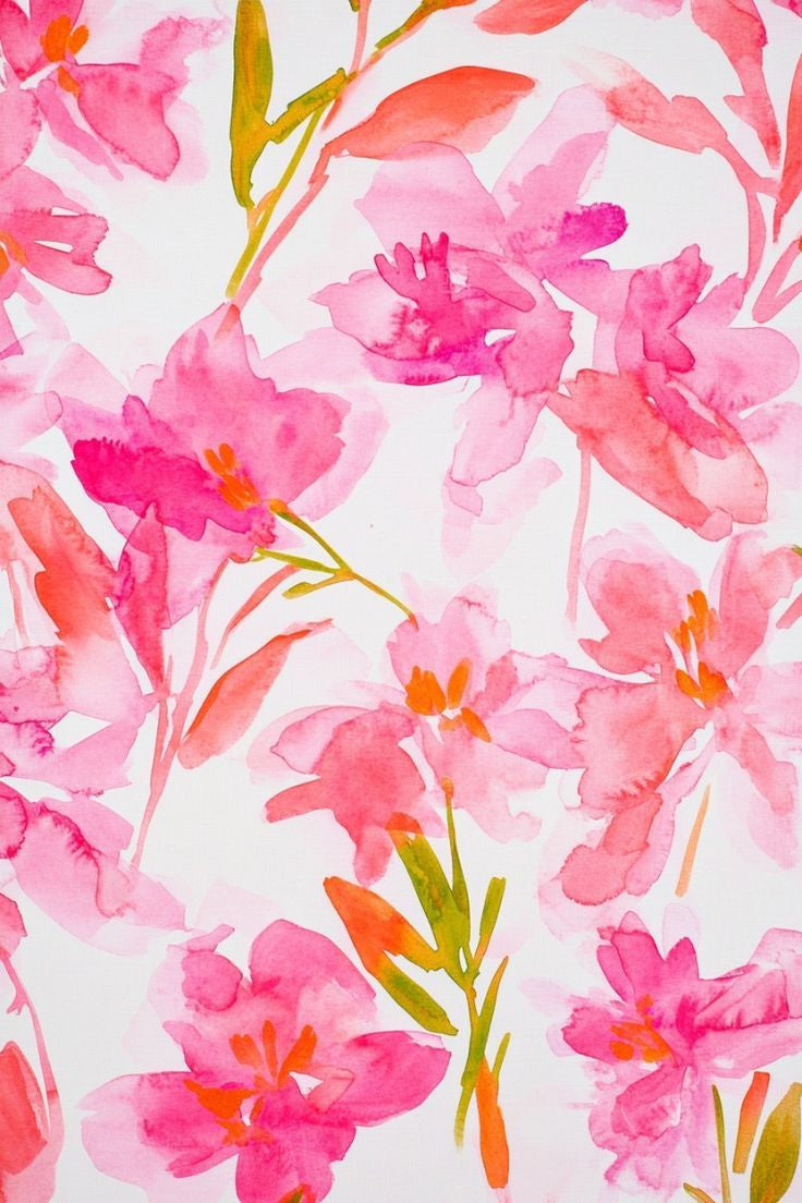 Pink Watercolor Floral Nursing Kaftan Dress – Modest Summer Wear