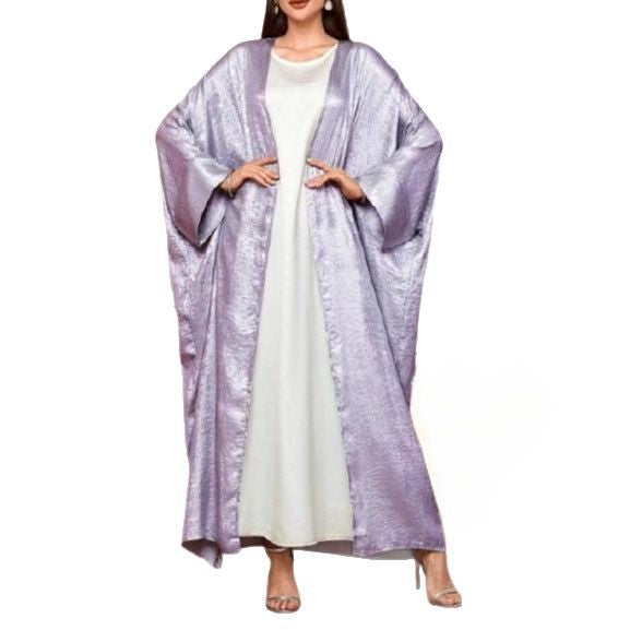 Women's Long-sleeved Loose Open Abaya Dresses