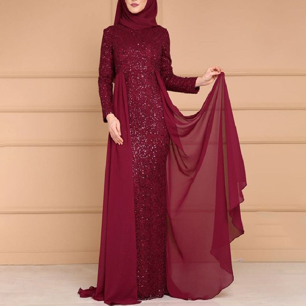 Women's Sweet Slim Long sleeve Party Dress