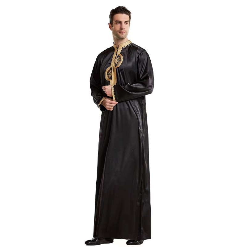 Men's Embroidered Robe