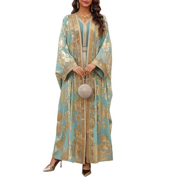 Women's Gilded Robe Two-piece Dress