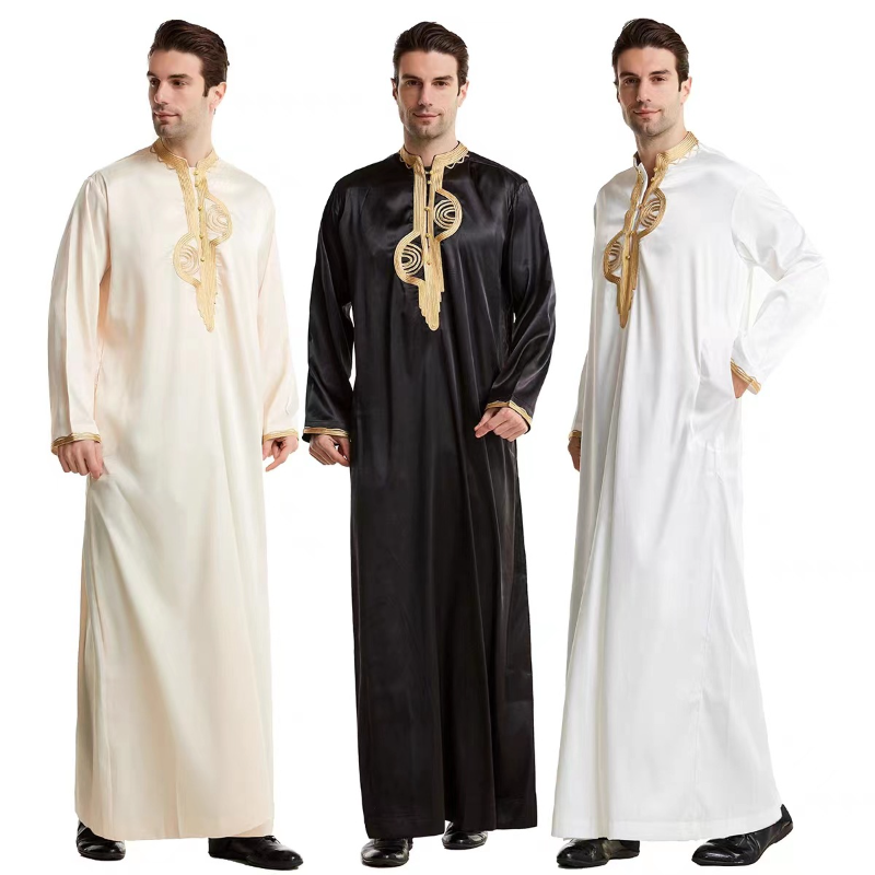 Men's Embroidered Robe