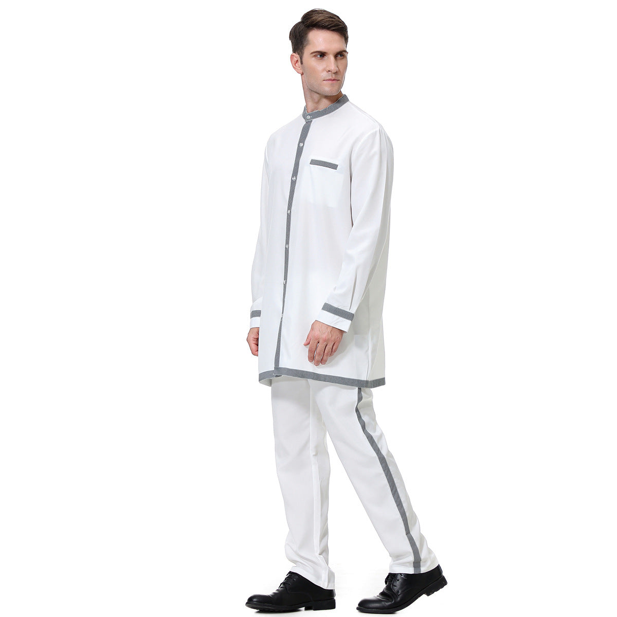 Middle Eastern Men's Robe Matching Set