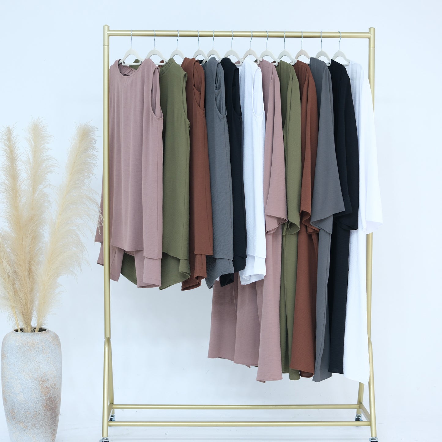 Women's Plain Three-piece Top And Pants Suit