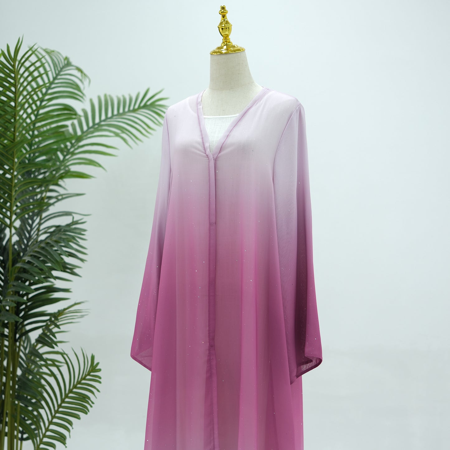 Gradient Color Daily Party Robe Dress