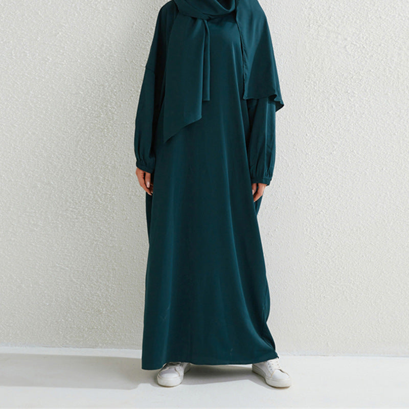 Women's Loose Oversized Plain Hooded Robe