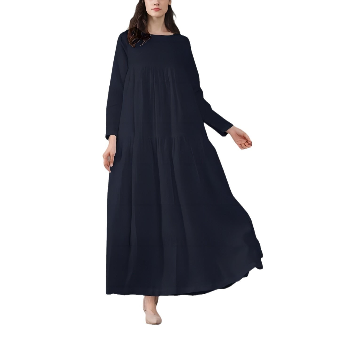 Muslim Loose Casual Plus Size Dress