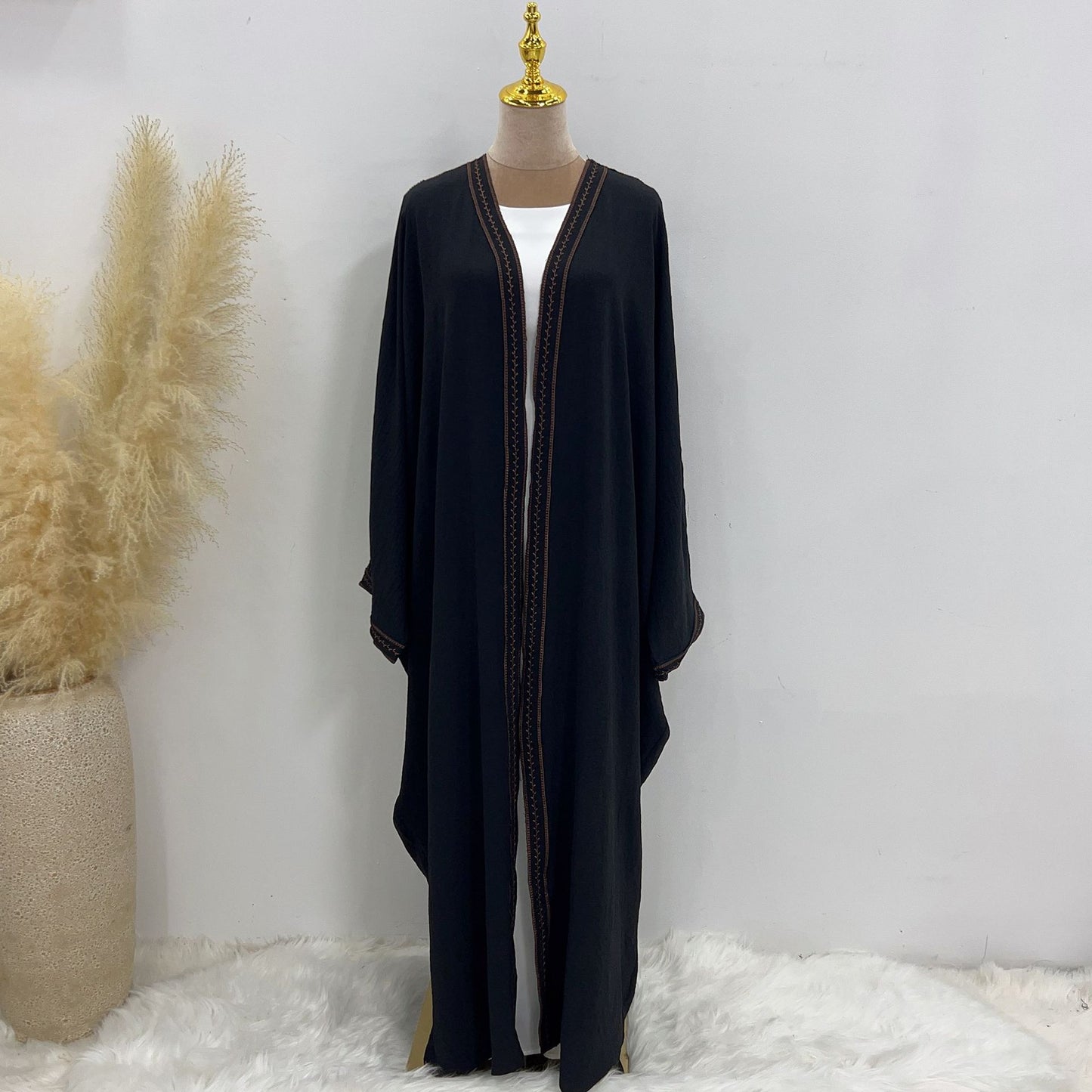 Handmade Beadwork Embroidered Lace Party Robe