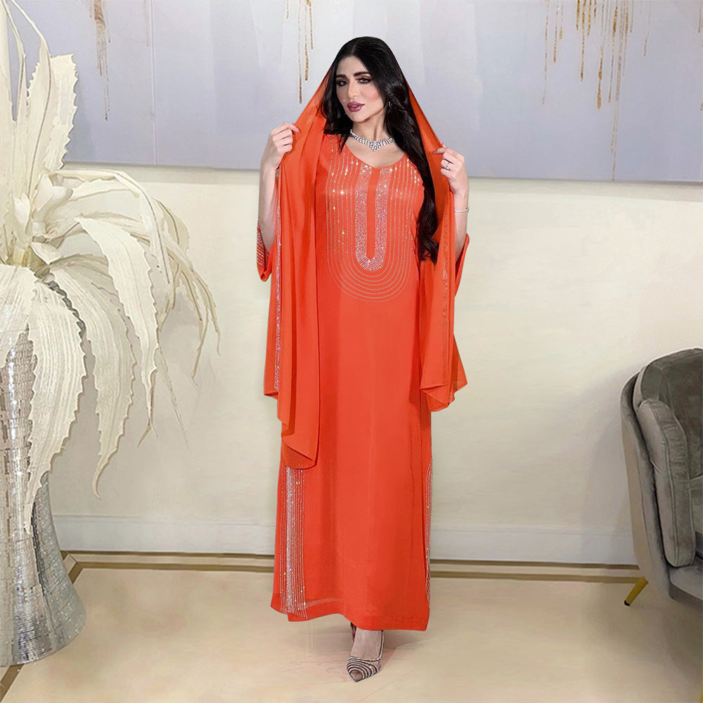 Women's Fashion Hot Diamond Party Dress