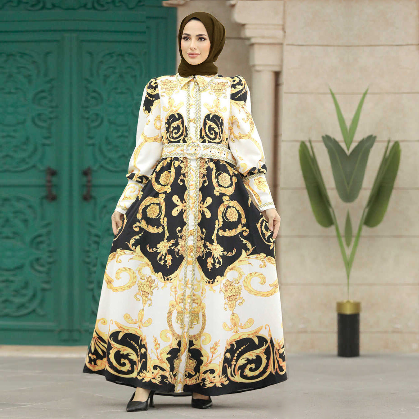 Women's Printed Swung Dress