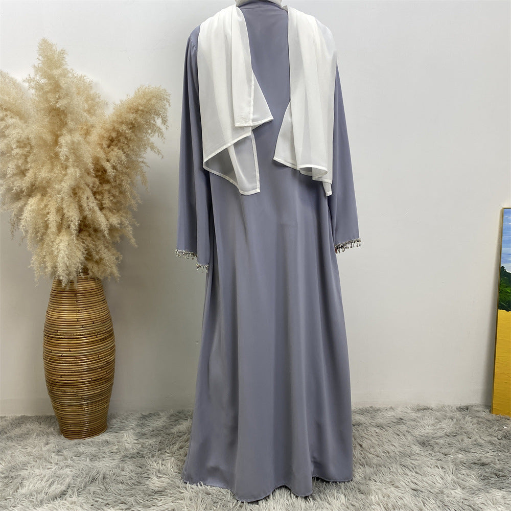 Women's Sleeveless Inner Dress + Robe Two Piece Sets