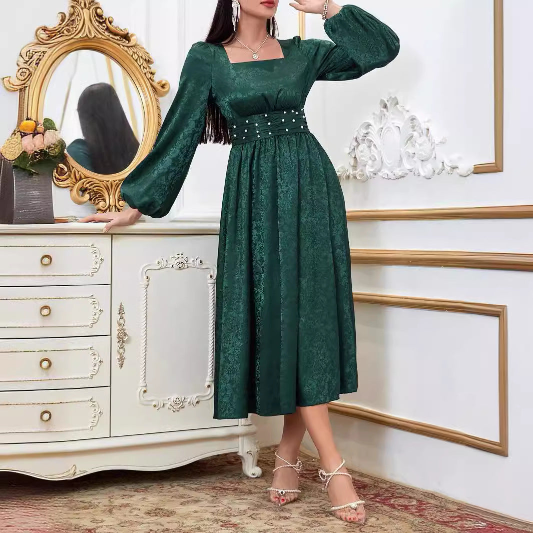 Women's Waist Beaded Dress