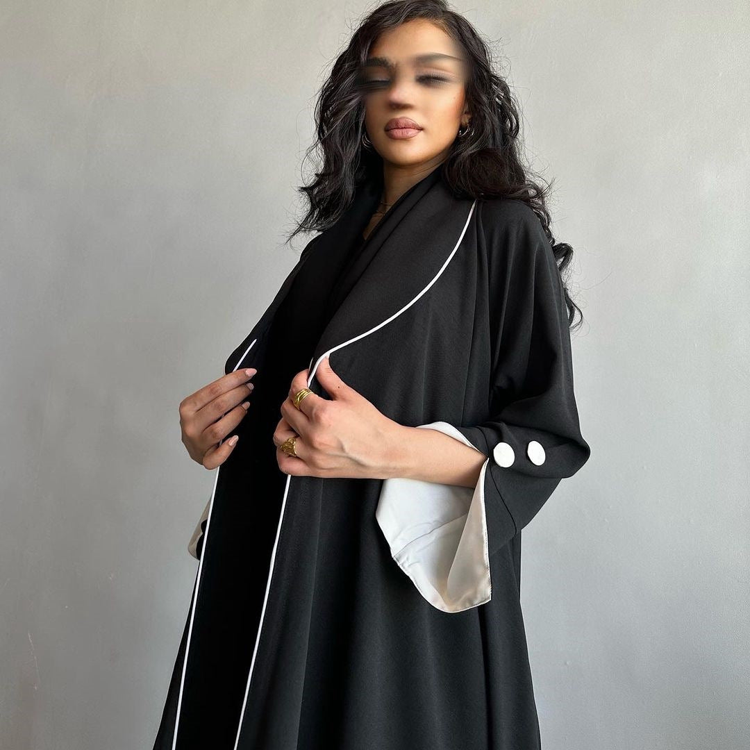 Women's Elegant Robe Open Abaya