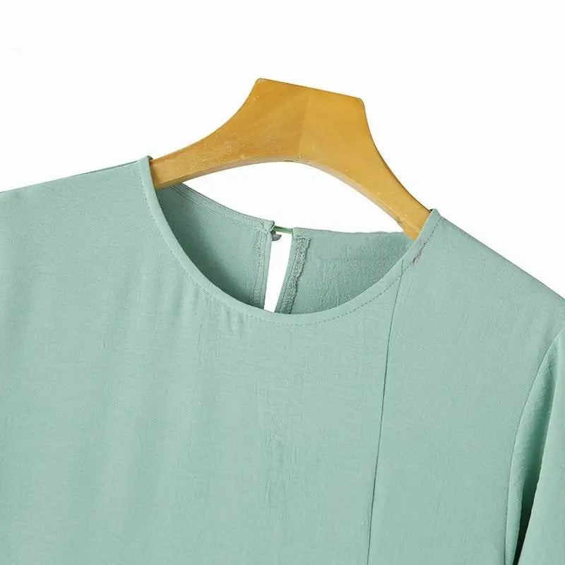 Women's Solid Color Elegant Slit Dress