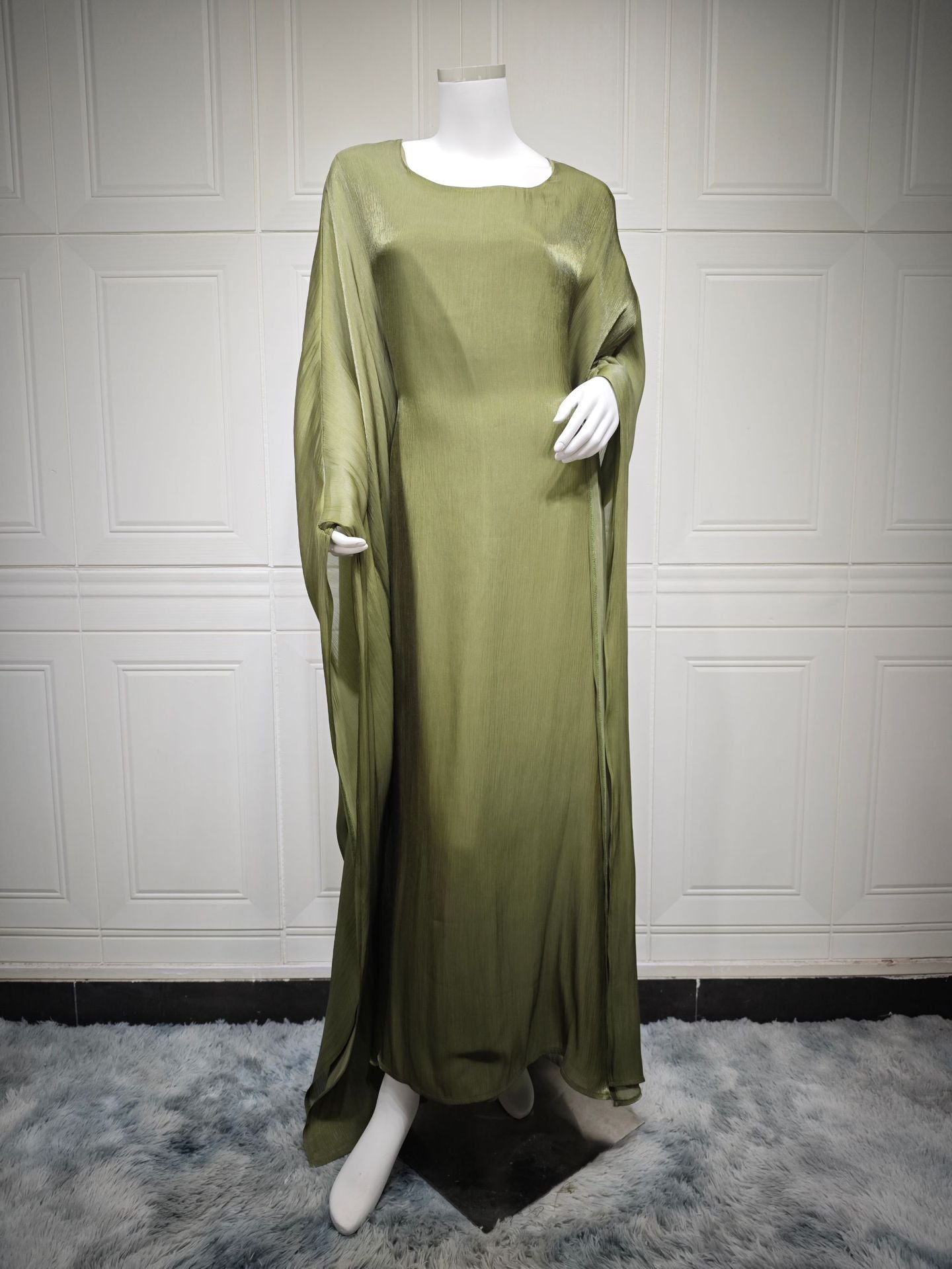 Round Neck Long Sleeve Dress