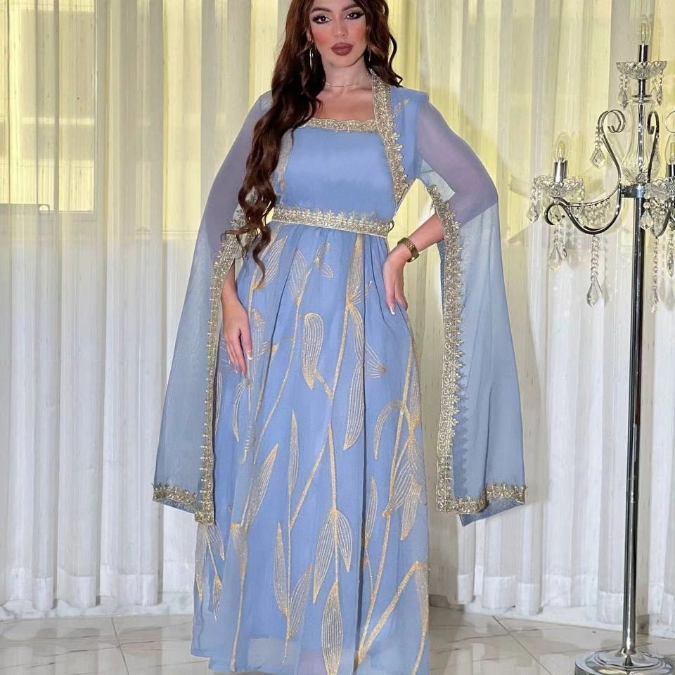 Muslim Embroidery Party Dress