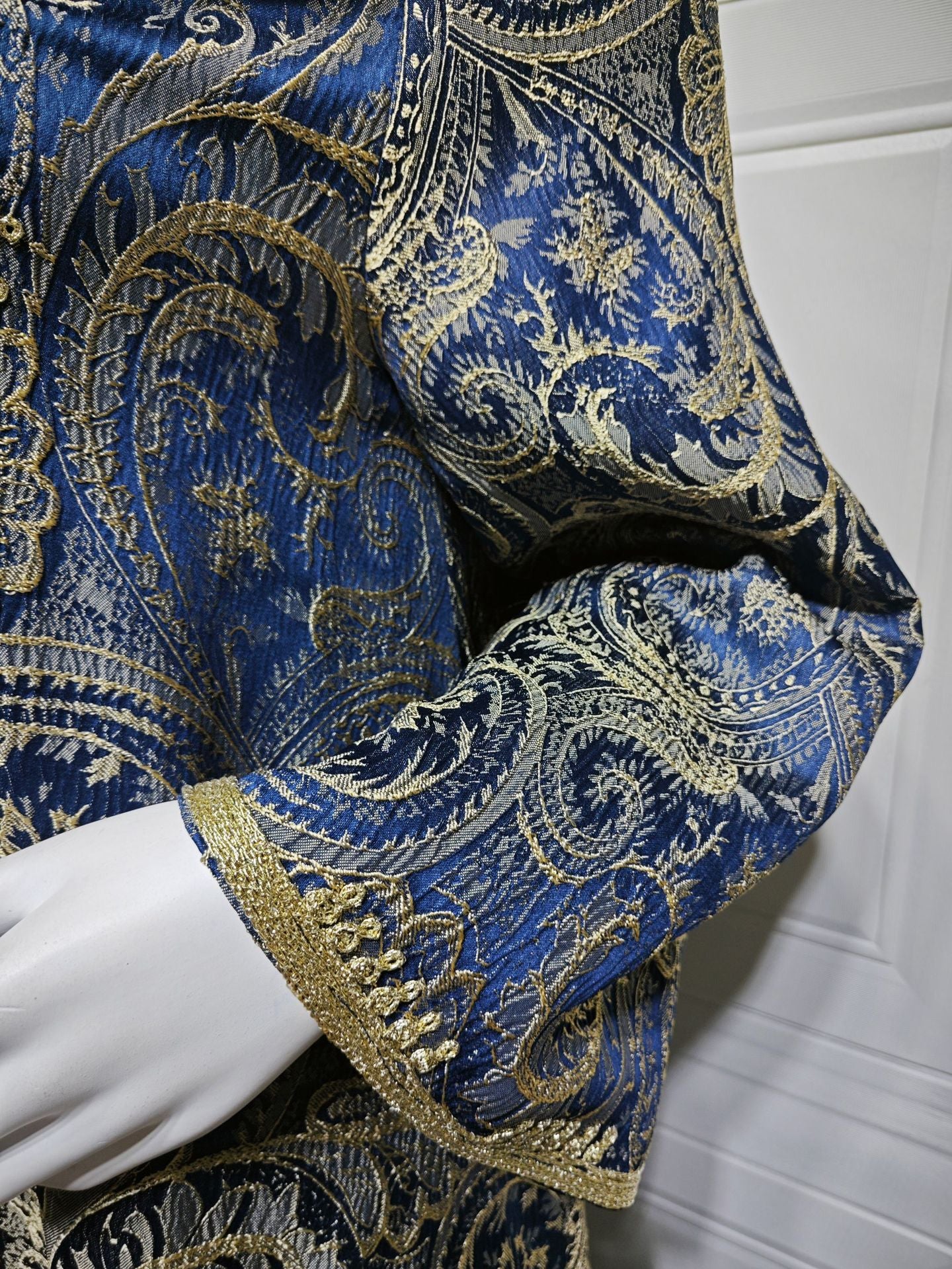 Women's Jacquard Embroidered Evening Dress