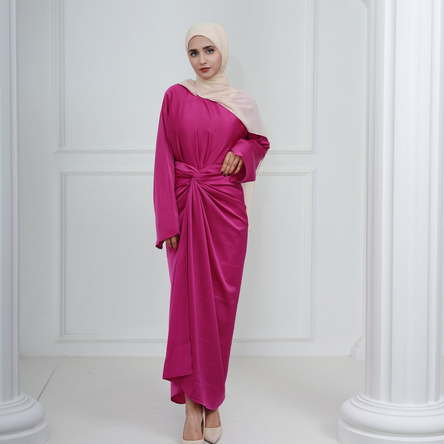 Women's Solid Color Top + Skirt Sets