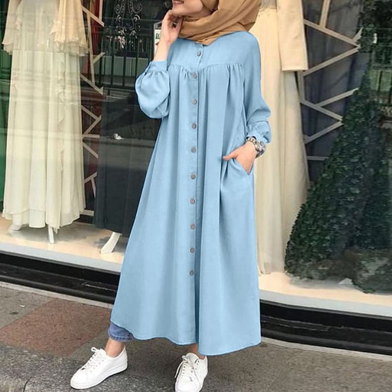 Women's Long Sleeve Shirt Dress