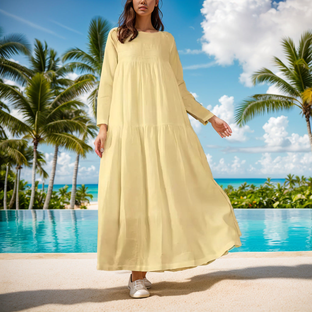 Muslim Loose Casual Plus Size Dress