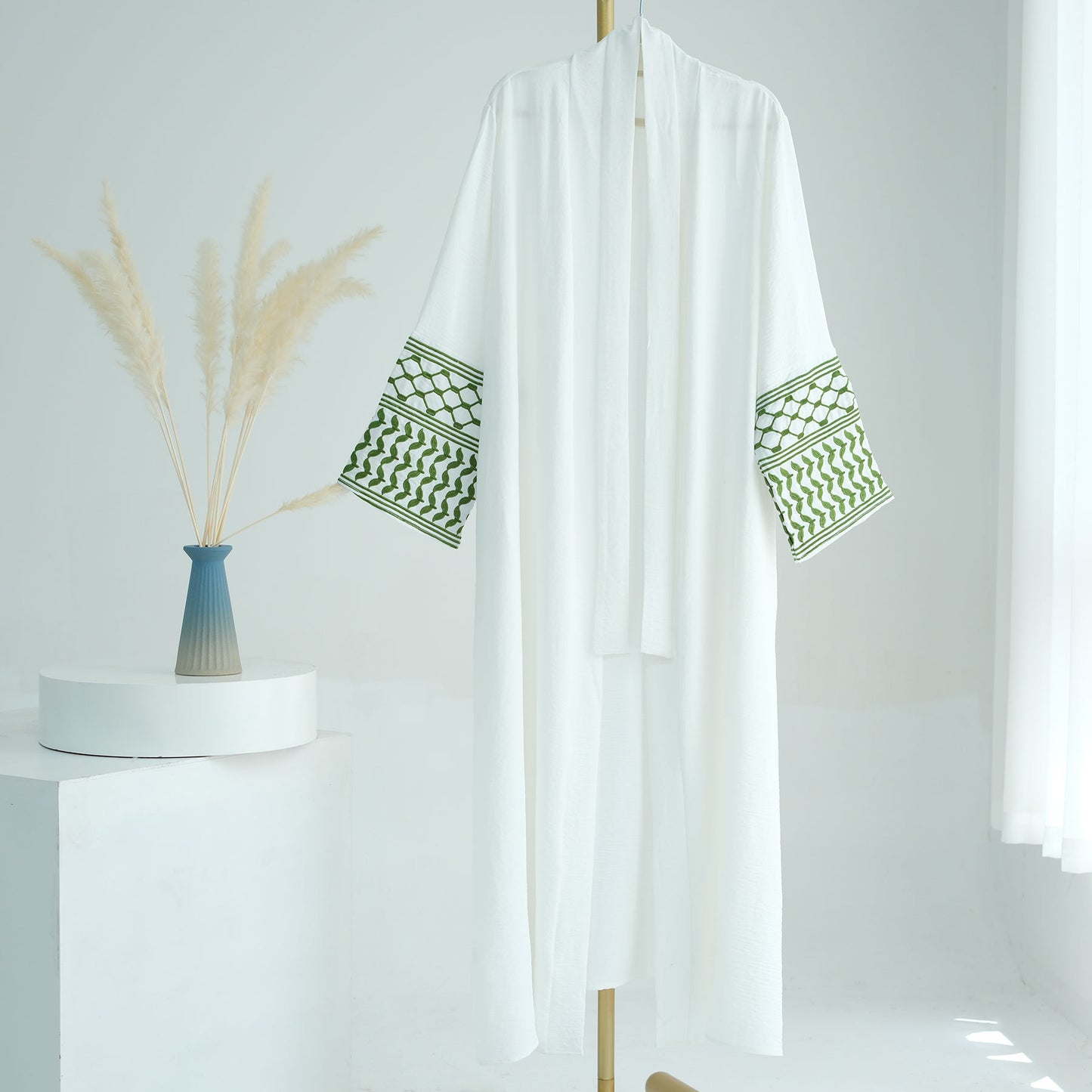 Embroidered Tassel Cardigan Tunics Robe