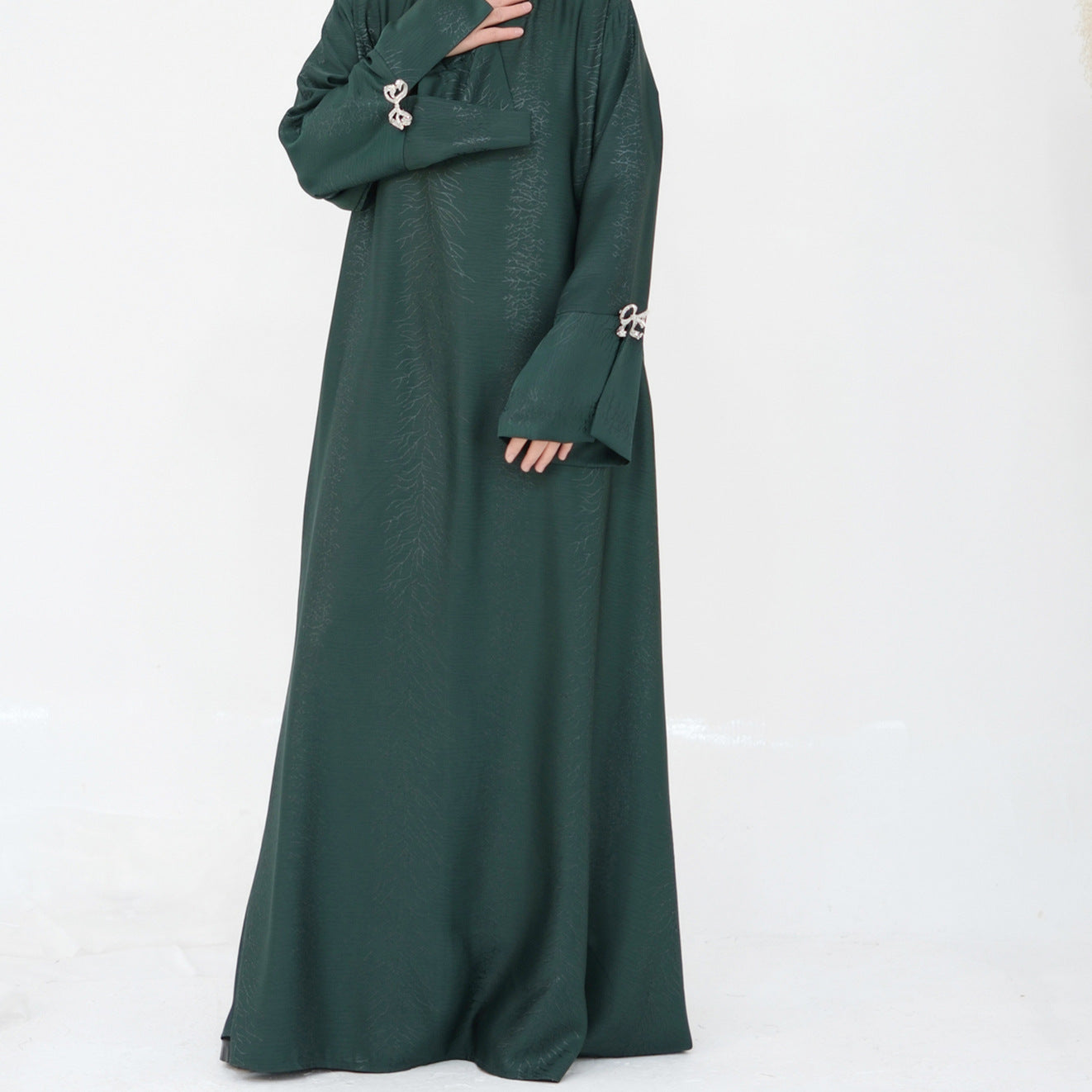 Stylish Jacquard Bow Dress
