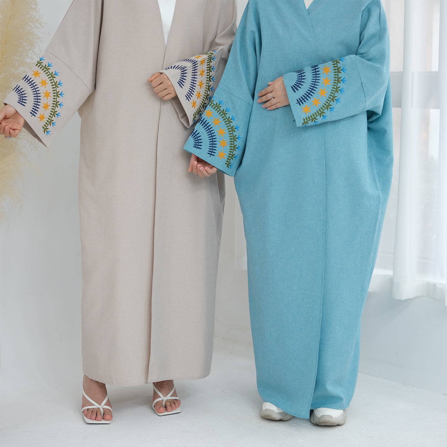 Women's Embroidered Dress Robe