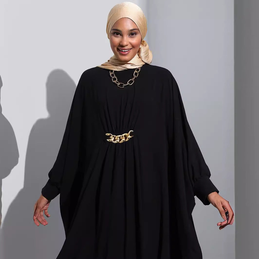 Women's Dolman Sleeve Loose Dress