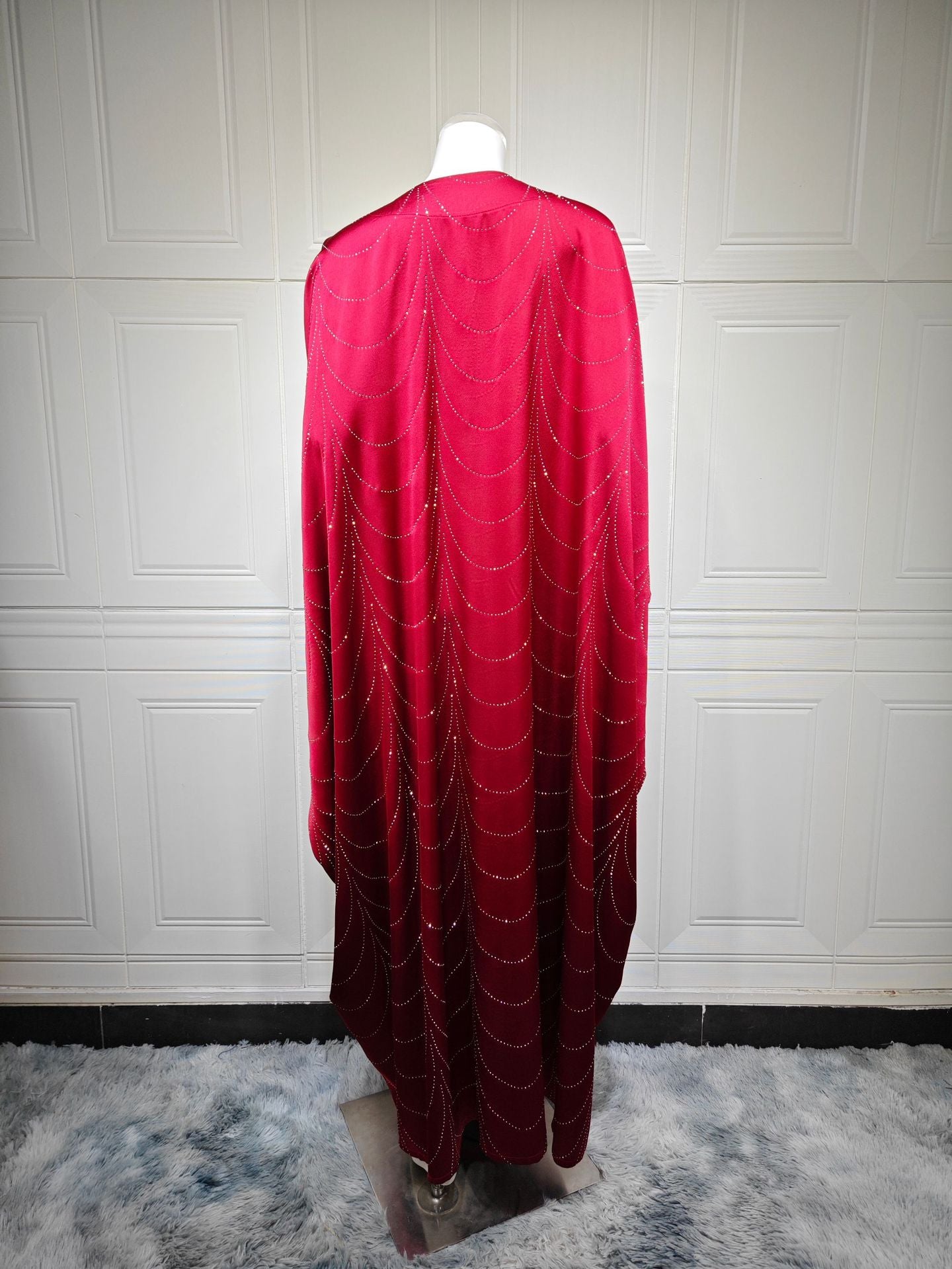 Women's Loose Hot Diamond Abaya Dress