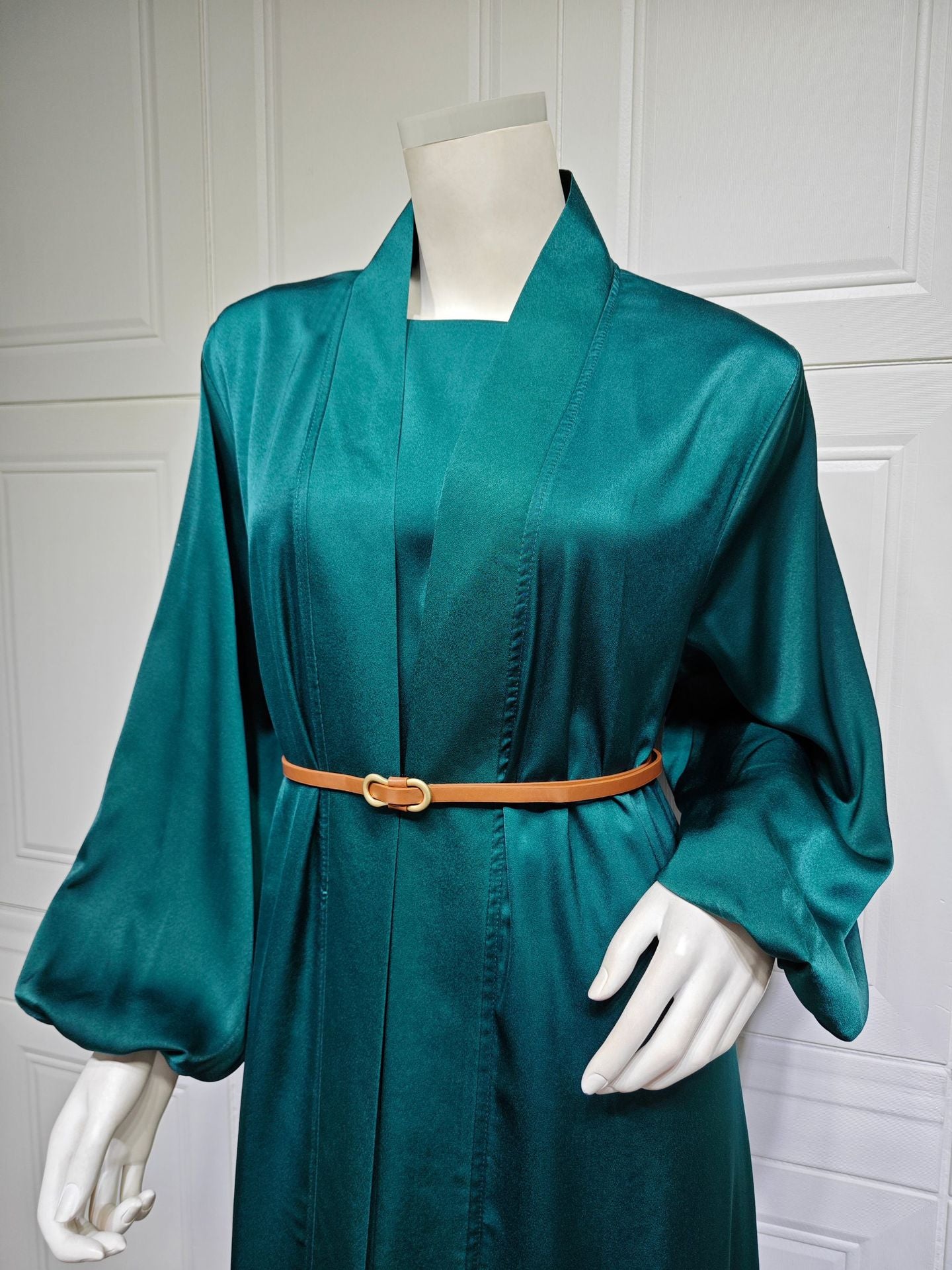 Plain Solid Color Dress Two-piece Sets