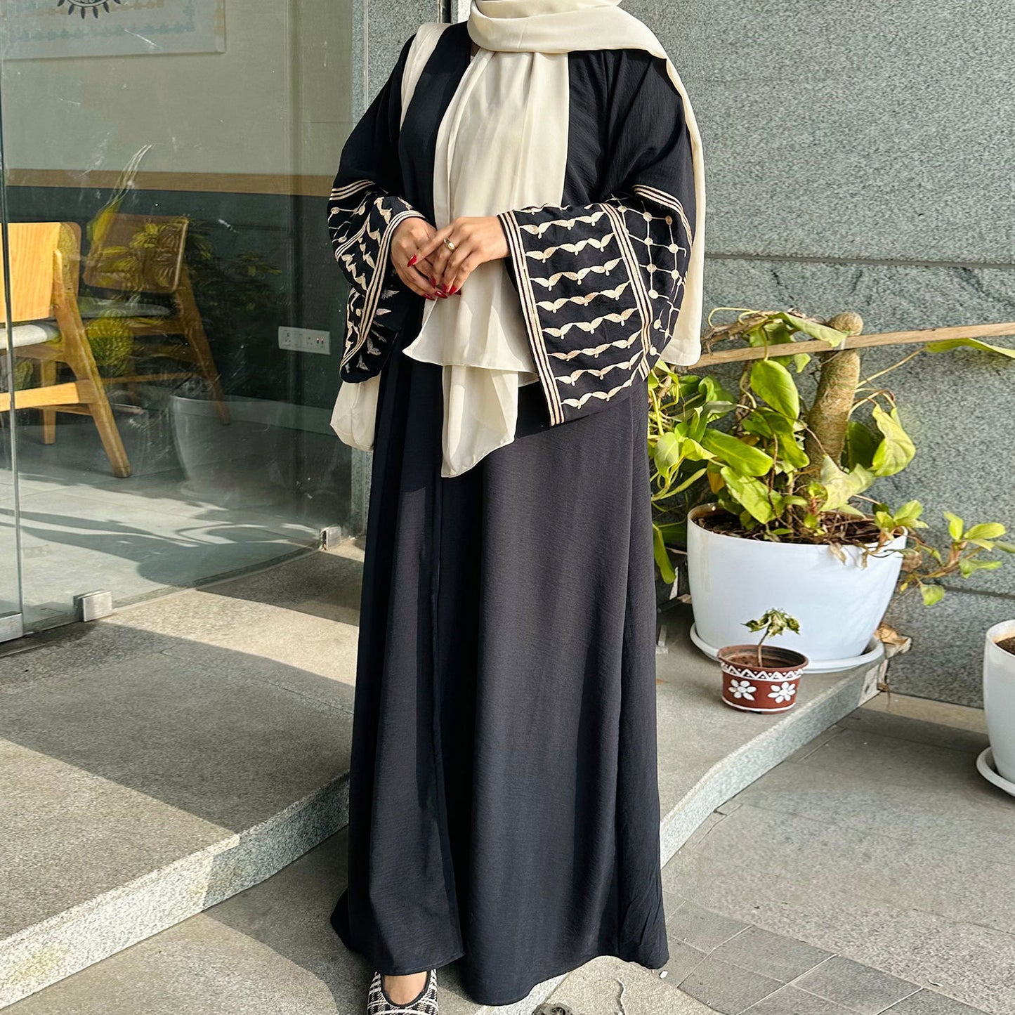 Embroidered Tassel Cardigan Tunics Robe