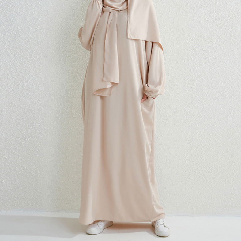 Women's Loose Oversized Plain Hooded Robe