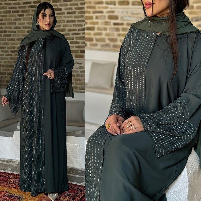 Women's Robe Open Abaya Oversized Burqa