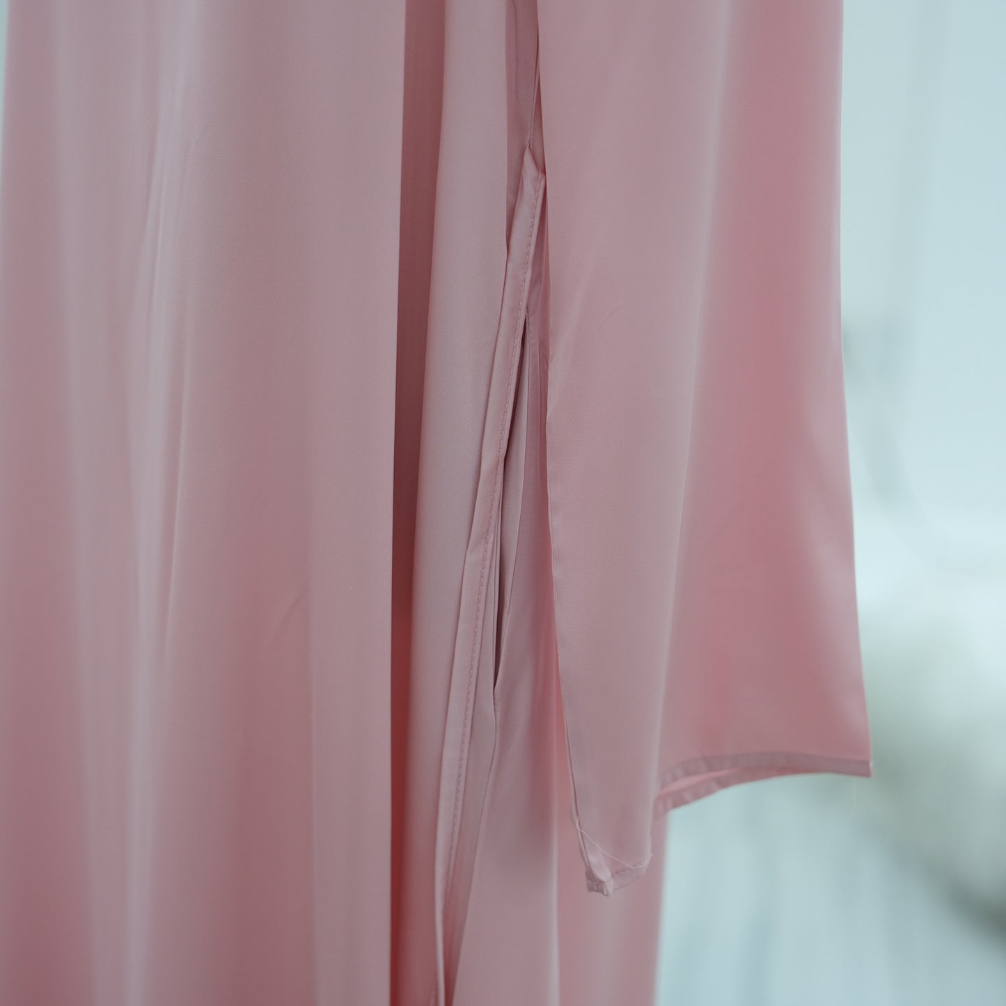 Lace Embroidered Cardigan with Matching Inner Maxi Dress
