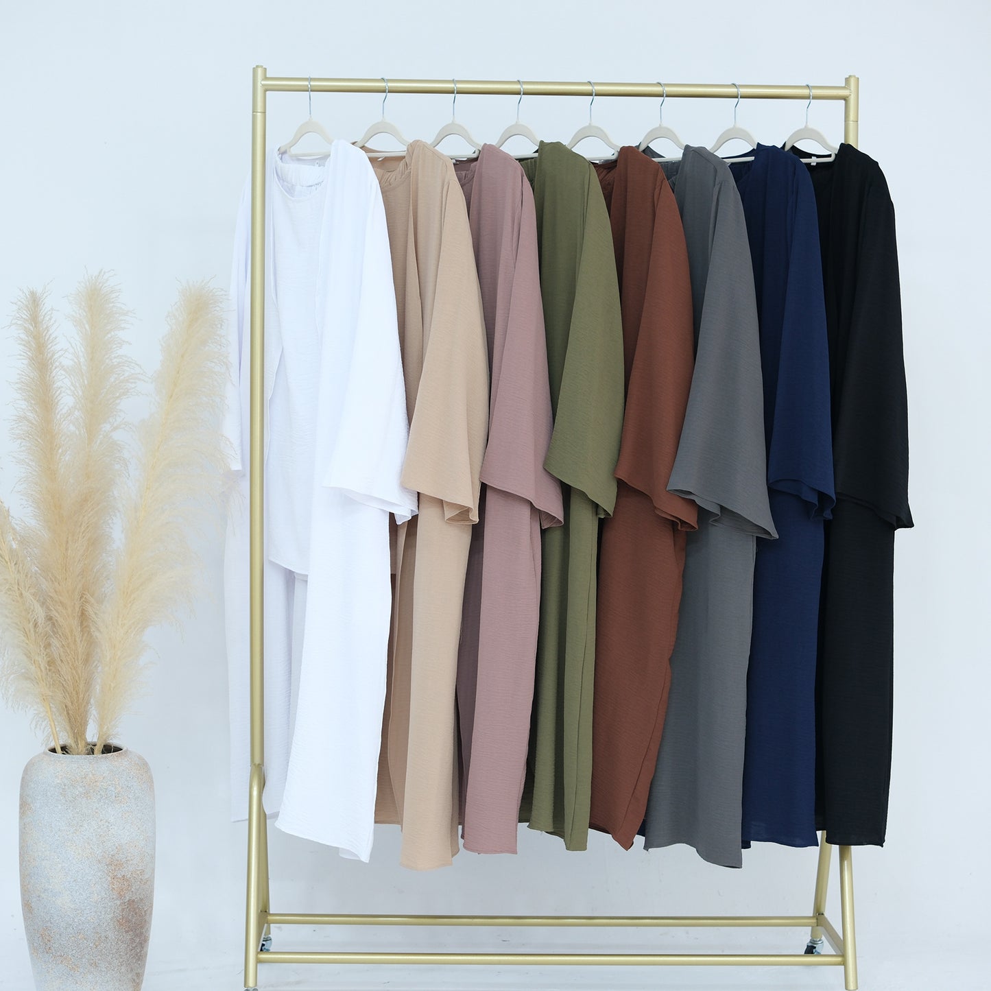 Women's Plain Three-piece Top And Pants Suit