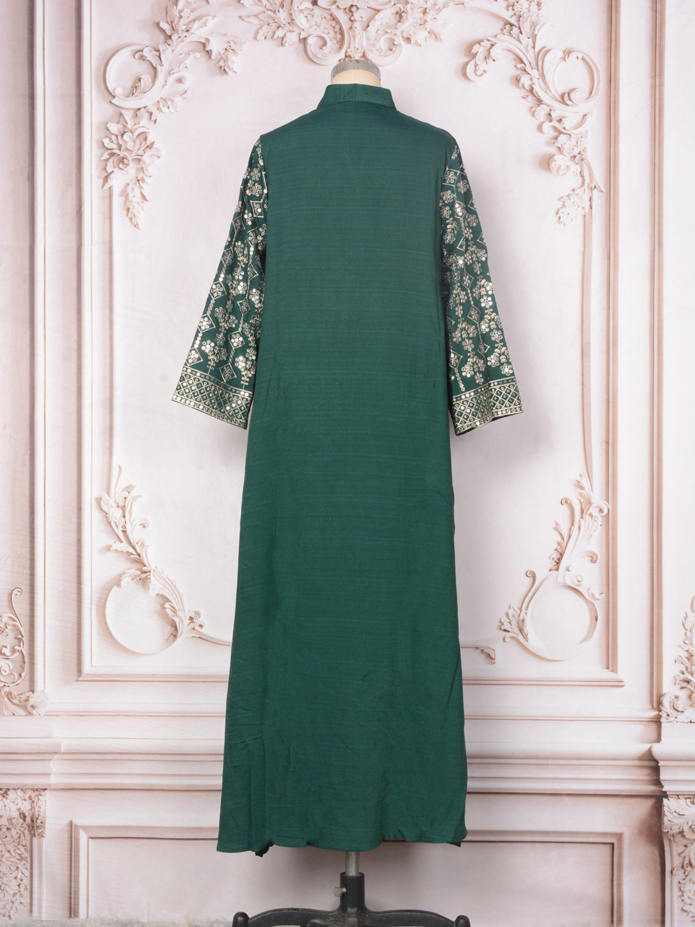 Women's V-neck Ethnic Dress