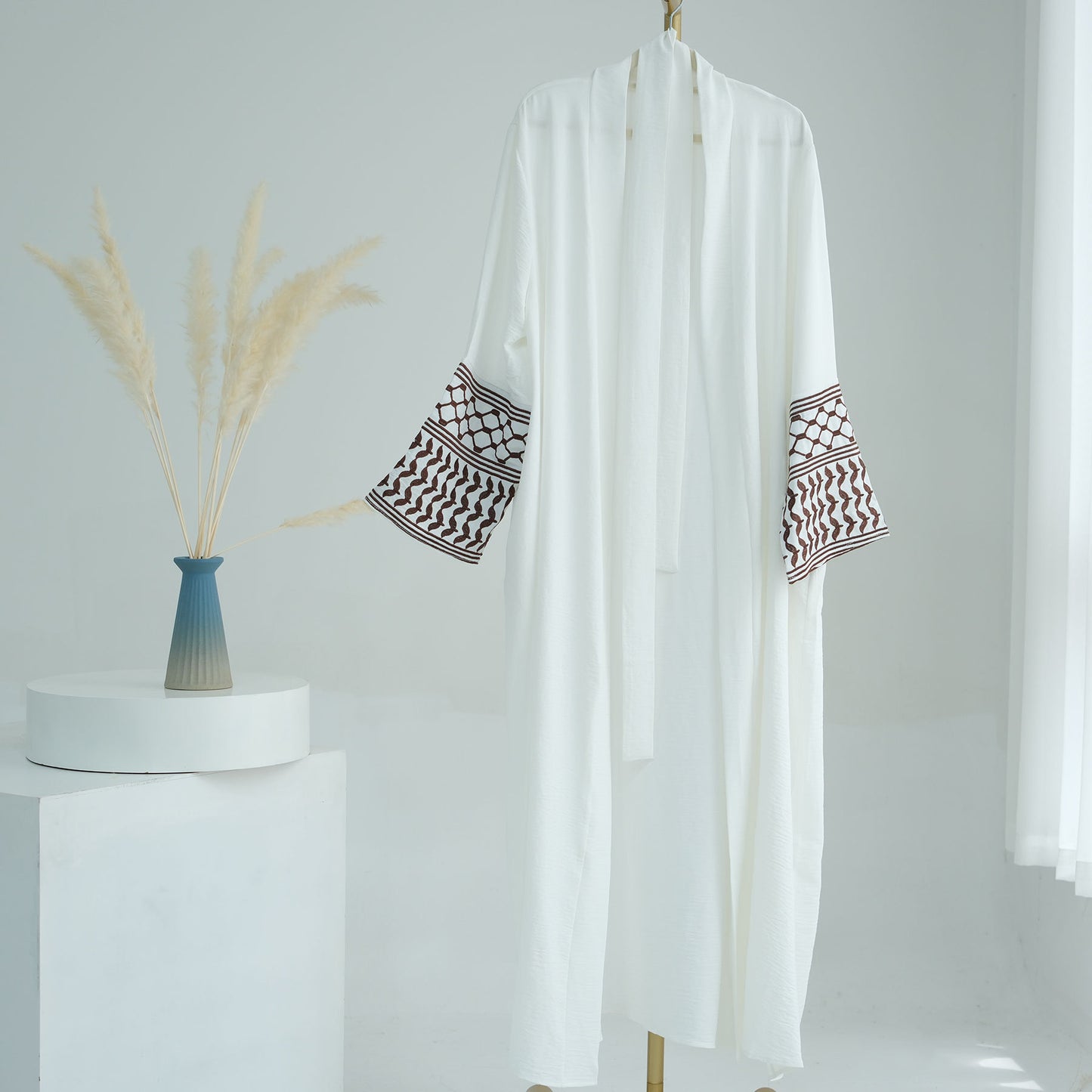 Embroidered Tassel Cardigan Tunics Robe