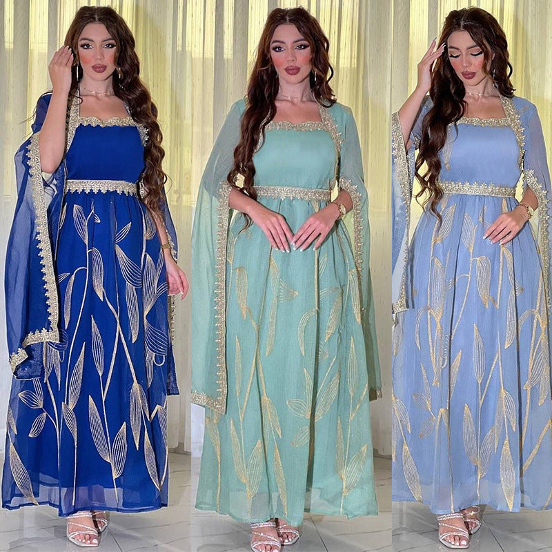 Muslim Embroidery Party Dress