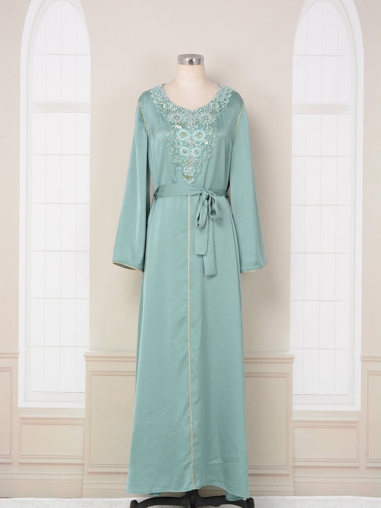 Muslim Fashion Beaded Dress