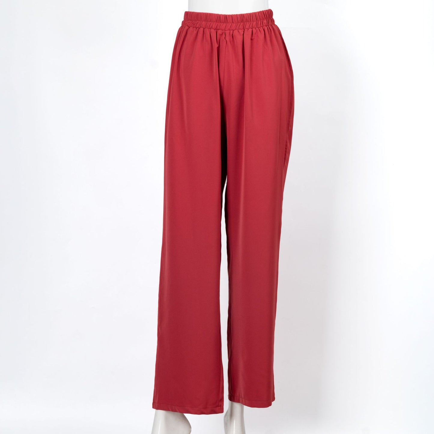 Women's Solid Color Trouser Suit Two Piece Sets