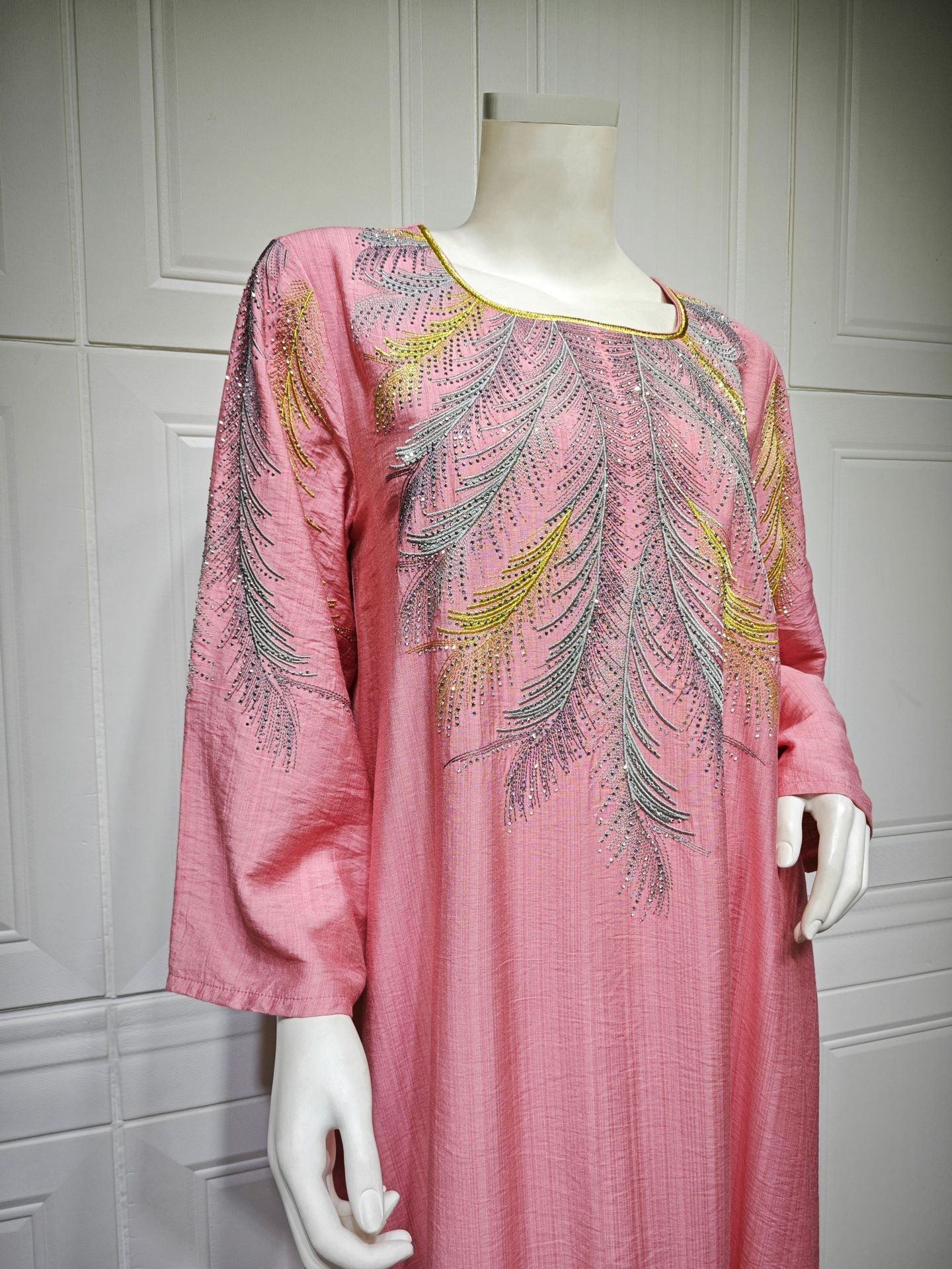 Women's Embroidered Hot Diamond Dress