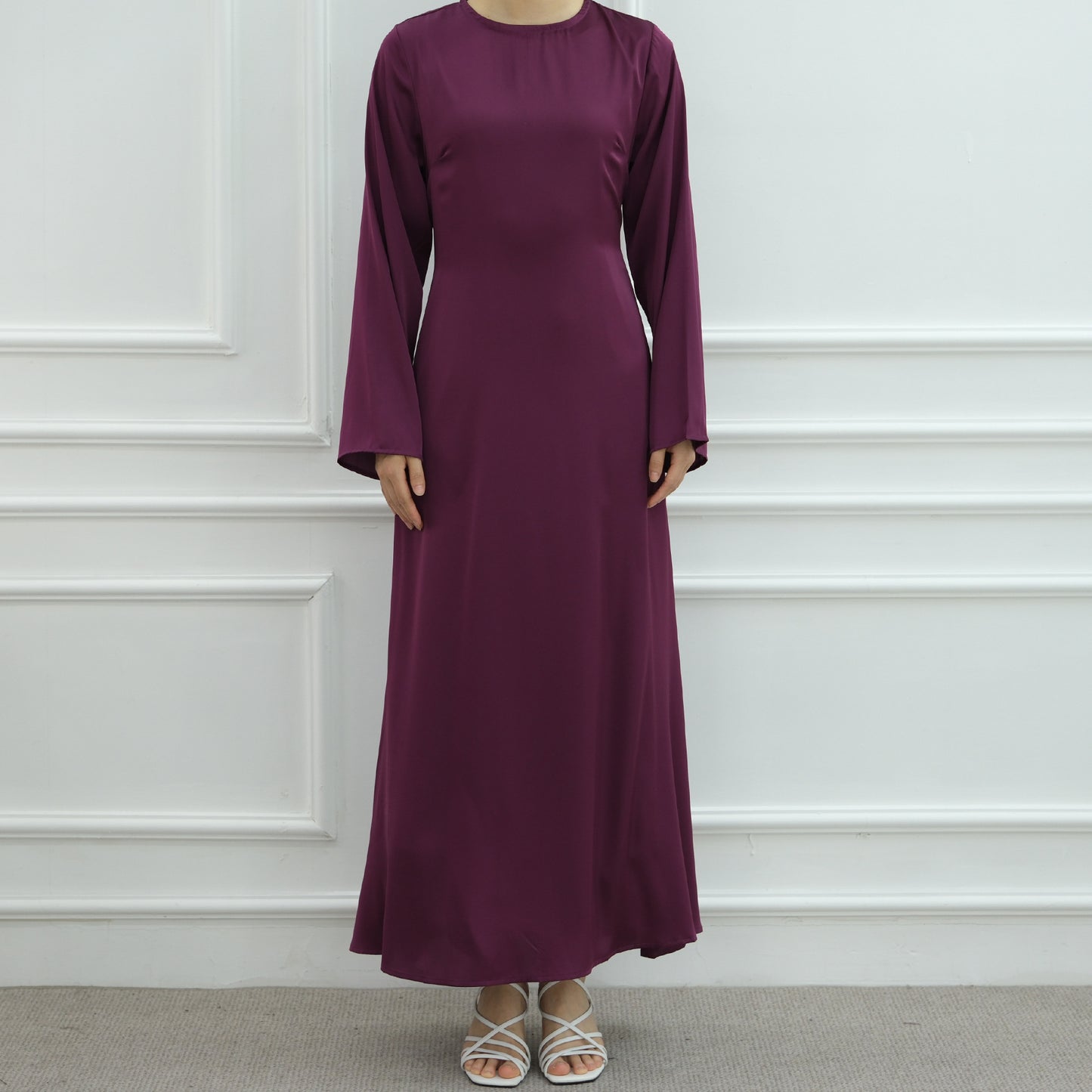 Dubai Women's Elegant Solid Color Abaya
