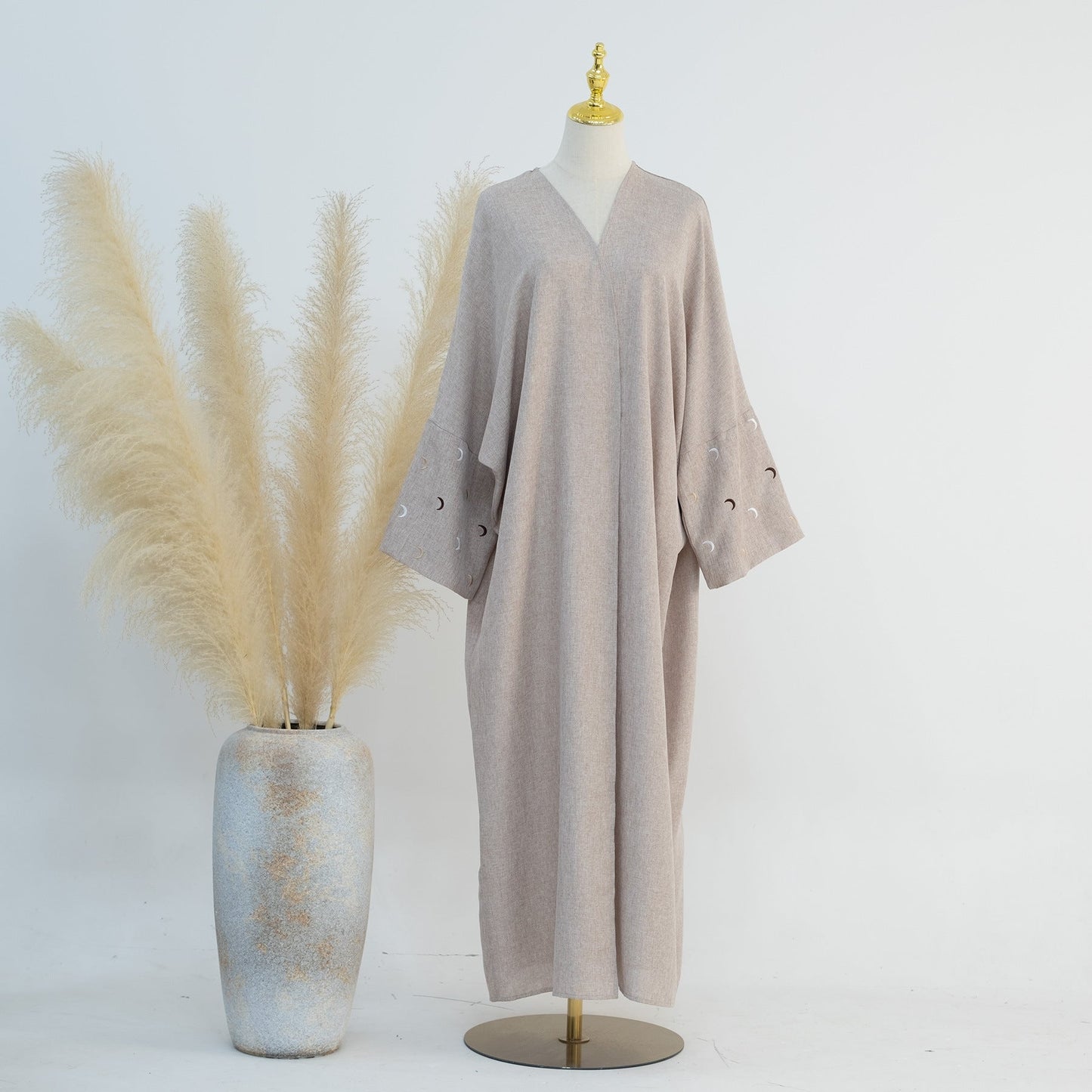 Women's Elegant Cardigan Robe Dress