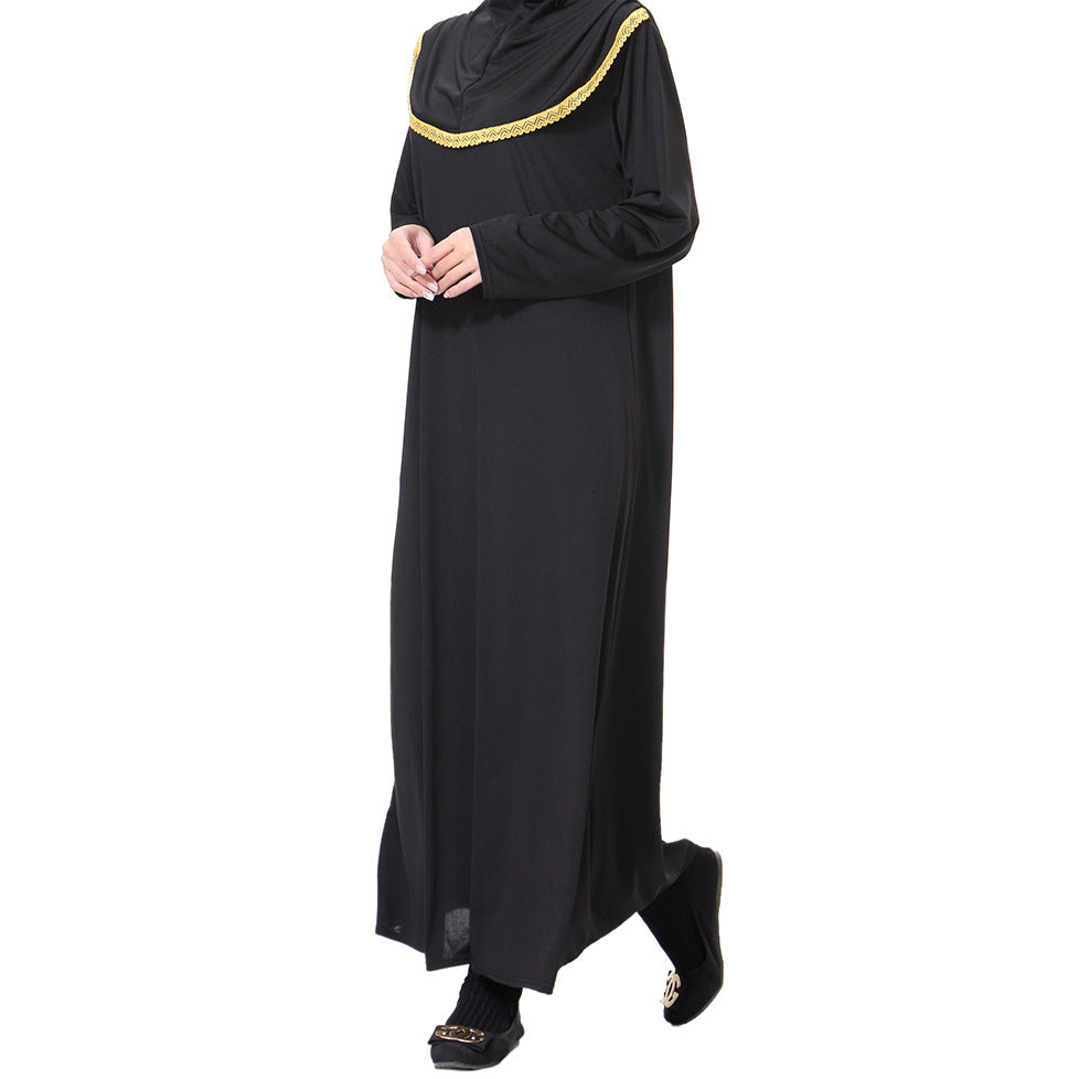 Women's Long-sleeved Hooded Gown Dress