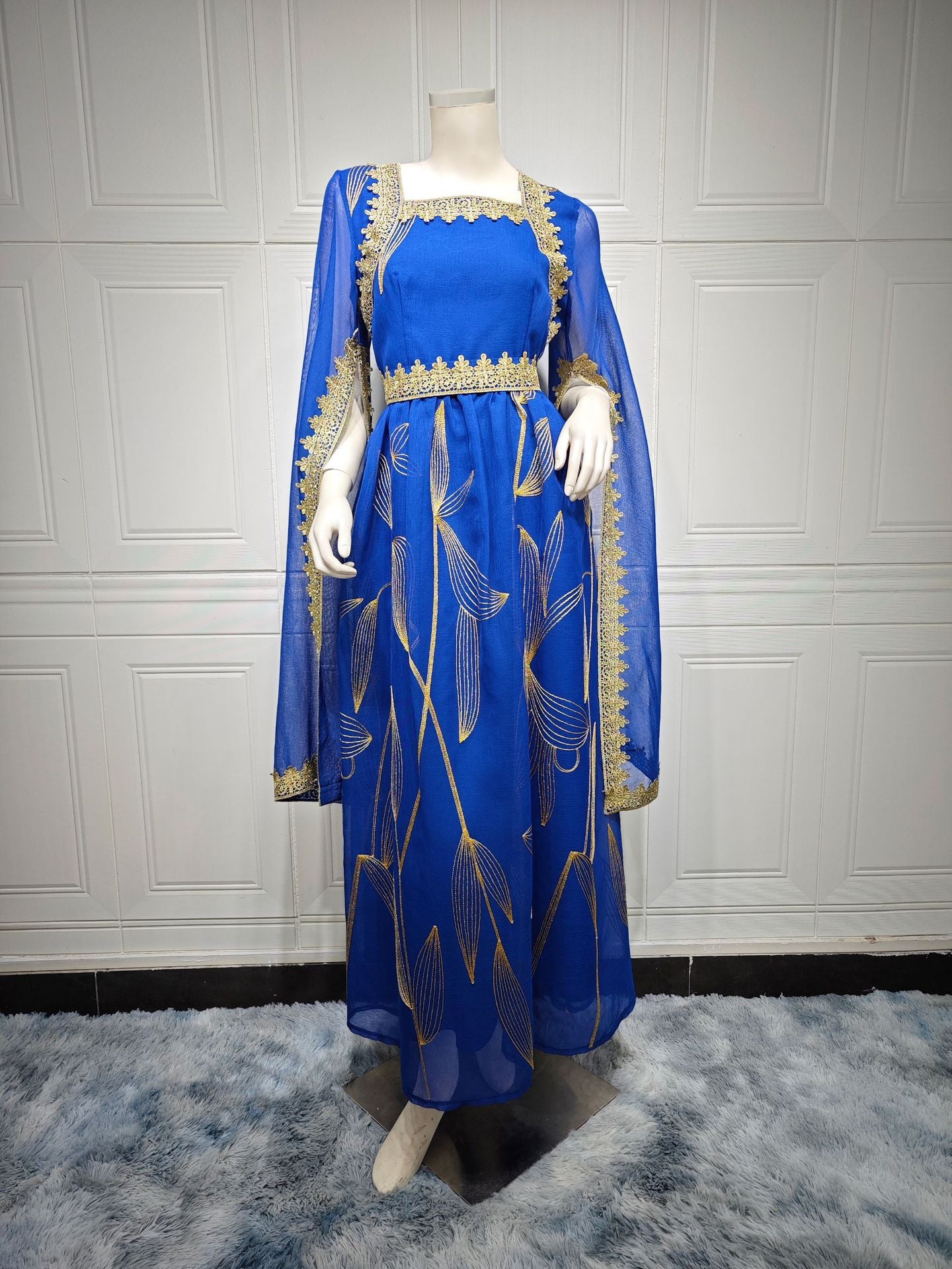 Muslim Embroidery Party Dress