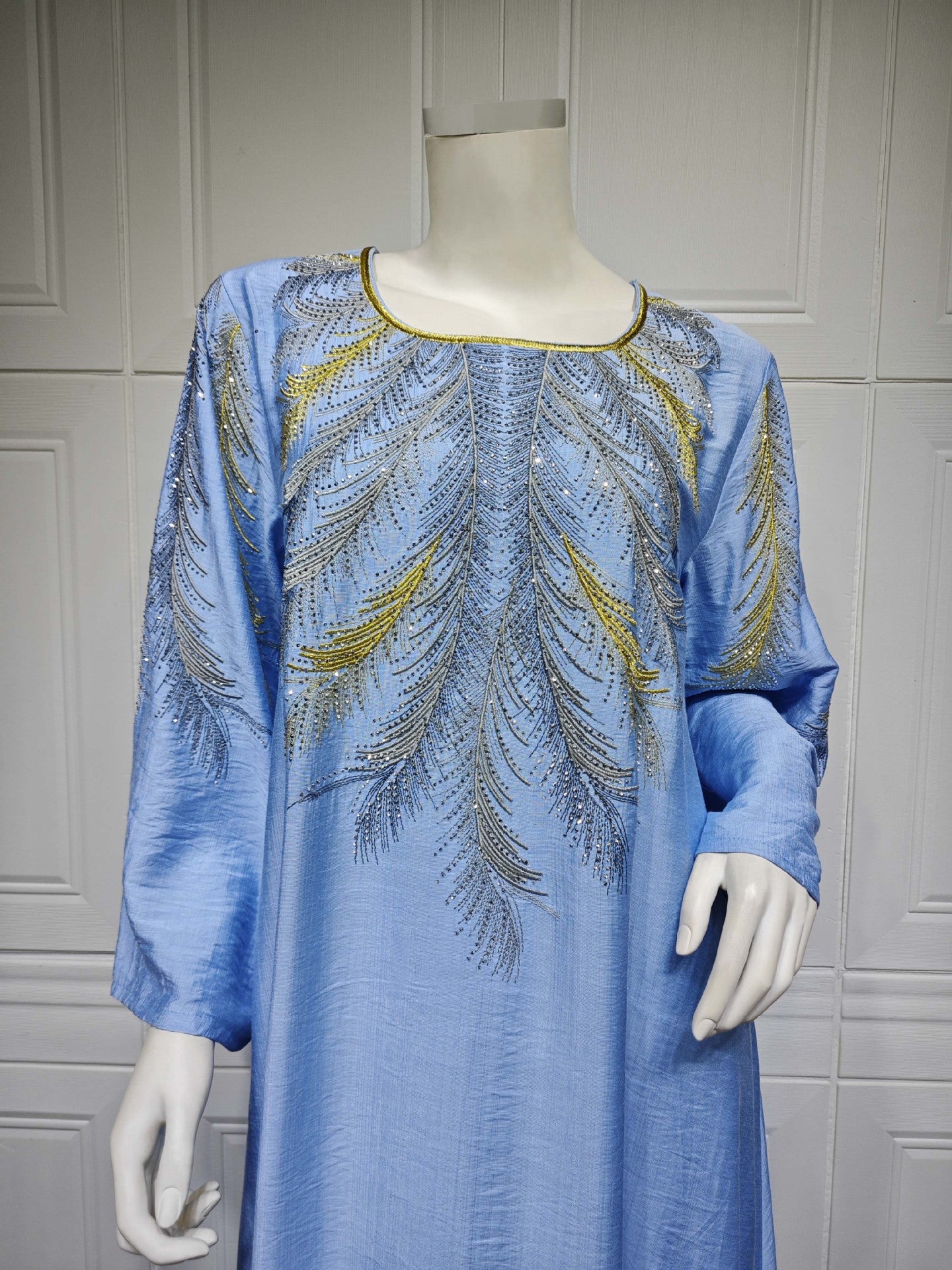 Women's Embroidered Hot Diamond Dress