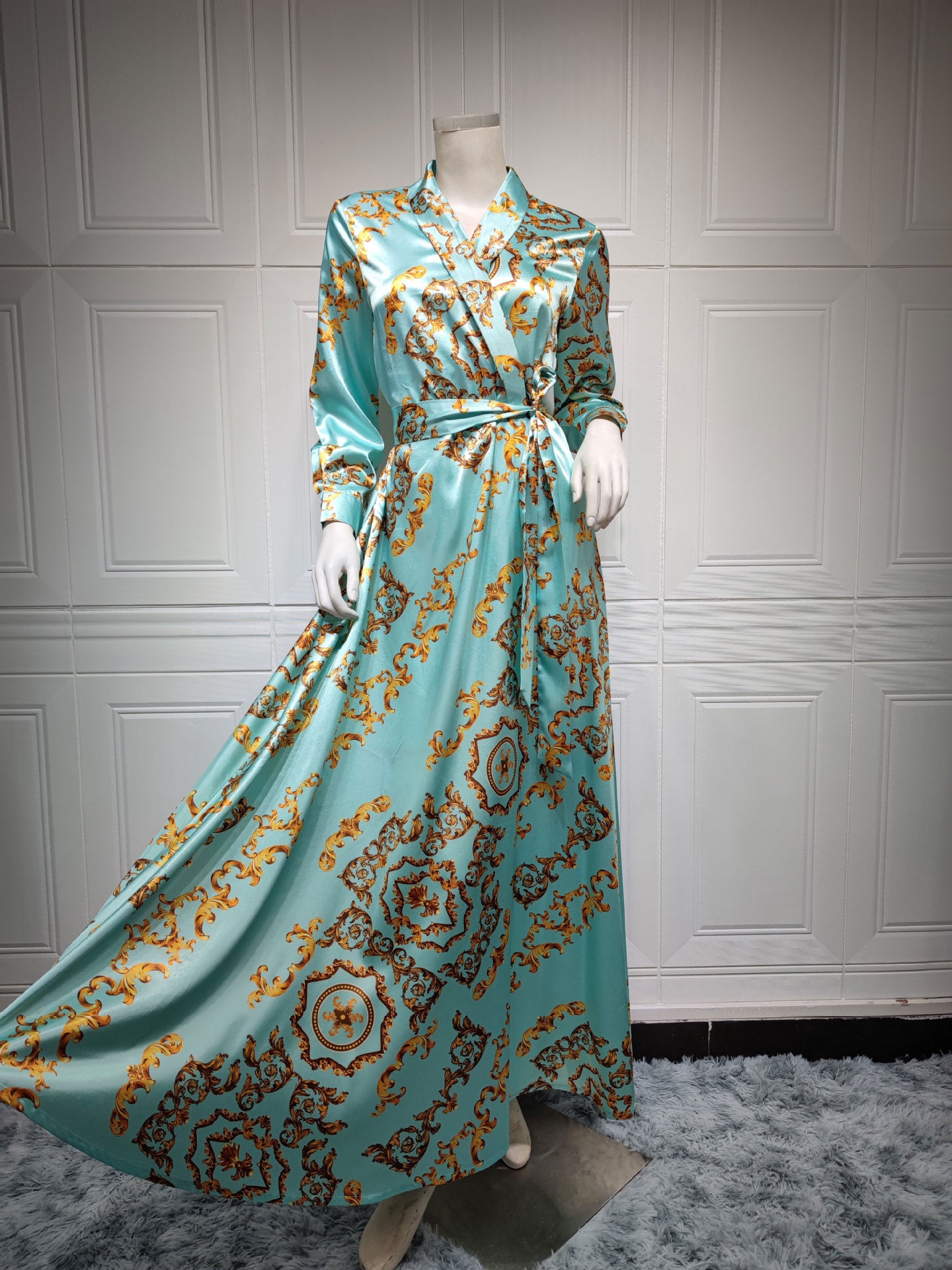 Women's Printed Floral Bouquet Dress