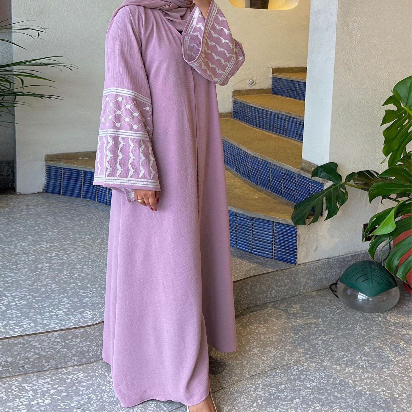 Embroidered Tassel Cardigan Tunics Robe