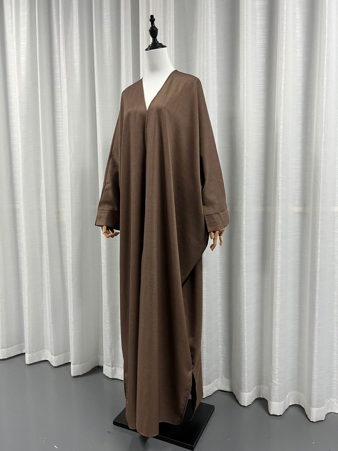 Women's Solid Color Cardigan Robe