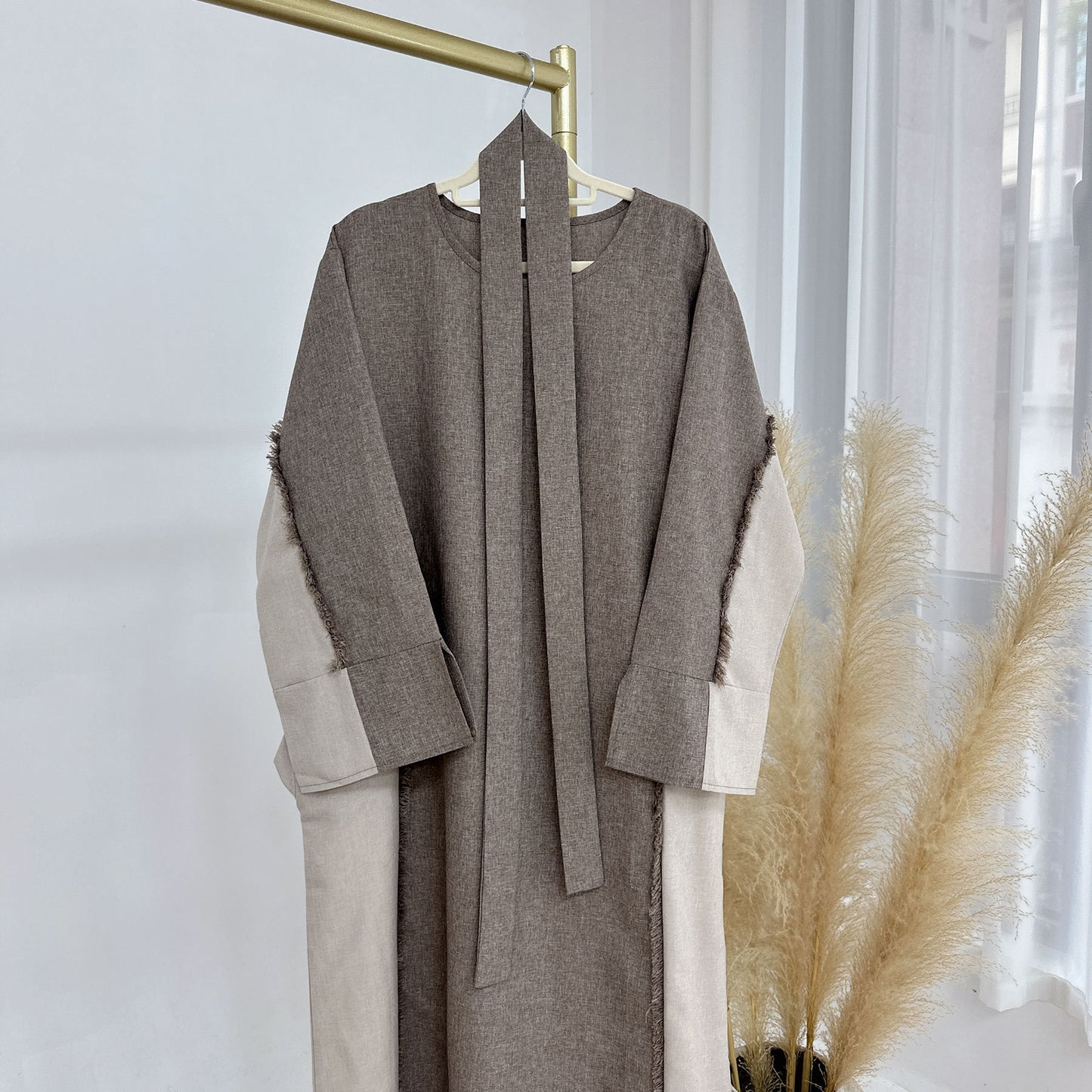 Fashion Patchwork Dubai Turkish Elegant Robe